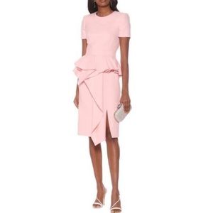 ALEXANDER MCQUEEN PEPLUM DRESS CURRENT